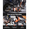 image:imageVEVOR Hydraulic Motorcycle Lift Jack 1500 LBS Capacity ATV Scissor Lift Jack Portable Motorcycle Lift Table with 4 Wheels Hydraulic FootOperated Hoist Stand for Motorcycle ATV UTV Powersports  Portable Motorcycle Lift Table with 4 Wheels Hydraulic FootOperated Hoist Stand for ATV UTV PowersportsOrange