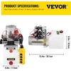 image:imageVEVOR Hydraulic Power Unit 15 Quart Hydraulic Pump AC 220V SingleActing Dump Trailer Pump 3200 PSI Max Relief Pressure 17 GPM Flow Rate Hydraulic Pump for Dump Trailer Car Lifting45 Quart