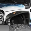image:imageVEVOR Inner Fender Liner Front amp Rear Fender Liner Compatible with 20072018 Jeeps JKJKU 24 Doors Steel Mud Guards Bolton Style Fenders Flare Wheel Well Cover Fenders Flare Liners BlackFront A