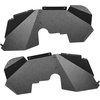 image:imageVEVOR Inner Fender Liner Front amp Rear Fender Liner Compatible with 20072018 Jeeps JKJKU 24 Doors Steel Mud Guards Bolton Style Fenders Flare Wheel Well Cover Fenders Flare Liners BlackFront B