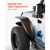 image:imageVEVOR Inner Fender Liner Front amp Rear Fender Liner Compatible with 20072018 Jeeps JKJKU 24 Doors Steel Mud Guards Bolton Style Fenders Flare Wheel Well Cover Fenders Flare Liners BlackFront and Rear B