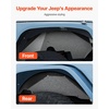 image:imageVEVOR Inner Fender Liner Front amp Rear Fender Liner Compatible with 20072018 Jeeps JKJKU 24 Doors Steel Mud Guards Bolton Style Fenders Flare Wheel Well Cover Fenders Flare Liners BlackFront B