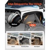 image:imageVEVOR Inner Fender Liner Front amp Rear Fender Liner Compatible with 20072018 Jeeps JKJKU 24 Doors Steel Mud Guards Bolton Style Fenders Flare Wheel Well Cover Fenders Flare Liners BlackFront B