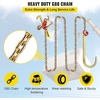 image:imageVEVOR J Hook Chain 516 in x 10 ft Bridle Tow Chain G80 Bridle Transport Chain with 2 G70 J Hooks 9260 Lbs Break Strength Tow Hooks for Trucks J Hooks Towing Straps 2PCS516Inch x 10FT