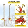 image:imageVEVOR J Hook Chain 516 in x 10 ft Bridle Tow Chain G80 Bridle Transport Chain with 2 G70 J Hooks 9260 Lbs Break Strength Tow Hooks for Trucks J Hooks Towing Straps 2PCS516Inch x 10FT