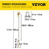 image:imageVEVOR J Hook Chain 516 in x 10 ft Bridle Tow Chain G80 Bridle Transport Chain with 2 G70 J Hooks 9260 Lbs Break Strength Tow Hooks for Trucks J Hooks Towing Straps 2PCS516Inch x 10FT