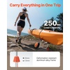 image:imageVEVOR Kayak Cart 250 lbs Load Capacity Canoe Cart Dolly with 75inch Solid Rubber Tires amp Kickstand Assembles amp Disassembles Within Seconds Paddle Board Trolley for Kayaks Canoes Paddleboards
