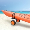 image:imageVEVOR Kayak Cart 250lbs Load Capacity Foldable Kayak Dolly Aluminum Kayak Wheels with 10 Solid Tires for Kayaks Carrier Canoes Paddleboard Kayak Trolley Float Mats Jon Boats