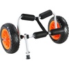 image:imageVEVOR Kayak Cart 250lbs Load Capacity Foldable Kayak Dolly Aluminum Kayak Wheels with 10 Solid Tires for Kayaks Carrier Canoes Paddleboard Kayak Trolley Float Mats Jon Boats
