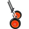 image:imageVEVOR Kayak Cart 280lbs Load Capacity with 10 Inch Solid Tires Heavy Duty Detachable Canoe Trolley Cart with Adjustable Width amp Top Foam Protection for Kayaks with Drain Holes of 254cm and Above