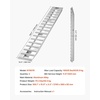 image:imageVEVOR Loading Ramps 2 Pcs 108 x 15 in Durable Aluminum and HeavyDuty Trailer Ramp Set with AntiSlip Plates 10000 Lbs Combined Capacity for Carts Farm Tractors ATVs Lawn Mowers Motorcycles