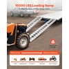 image:imageVEVOR Loading Ramps 2 Pcs 108 x 15 in Durable Aluminum and HeavyDuty Trailer Ramp Set with AntiSlip Plates 10000 Lbs Combined Capacity for Carts Farm Tractors ATVs Lawn Mowers Motorcycles