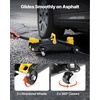 image:imageVEVOR Low Profile Floor Jack 2 Ton 4400 lbs Capacity Steel Racing Floor Jack with Stands Single Piston Quick Lift Pump Hydraulic Trolley Car Lift for Compact SUVs Lifting Range 51122 Inches