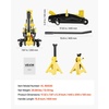 image:imageVEVOR Low Profile Floor Jack 2 Ton 4400 lbs Capacity Steel Racing Floor Jack with Stands Single Piston Quick Lift Pump Hydraulic Trolley Car Lift for Compact SUVs Lifting Range 51122 Inches
