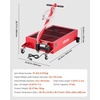image:imageVEVOR Low Profile Oil Drain Pan 15 Gallon Capacity Rolling Oil Drain Pan with Electric Pump amp 72 ft Hose LeakProof amp CorrosionResistant Fit for Cars SUVs Trucks Motorcycles ATVs Metal3976 x 2362 x 2677 in
