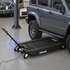image:imageVEVOR Low Profile Oil Drain Pan 17 Gal Capacity Rolling Oil Drain Pan with 110V HighFlow Electric Pump 72 ft Hose amp T Folding Handle Leakproof amp Corrosionresistant Fit for Trucks ATVs BlackCheckered