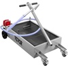 image:imageVEVOR Low Profile Oil Drain Pan 17 Gal Capacity Rolling Oil Drain Pan with 110V HighFlow Electric Pump 72 ft Hose amp T Folding Handle Leakproof amp Corrosionresistant Fit for Trucks ATVs BlackCamouflage