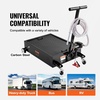 image:imageVEVOR Low Profile Oil Drain Pan 17 Gal Capacity Rolling Oil Drain Pan with 110V HighFlow Electric Pump 72 ft Hose amp T Folding Handle Leakproof amp Corrosionresistant Fit for Trucks ATVs BlackHoundstooth
