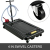 image:imageVEVOR Low Profile Oil Drain Pan 17 Gal Capacity Rolling Oil Drain Pan with 110V HighFlow Electric Pump 72 ft Hose amp T Folding Handle Leakproof amp Corrosionresistant Fit for Trucks ATVs BlackFloral