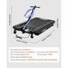 image:imageVEVOR Low Profile Oil Drain Pan 17 Gal Capacity Rolling Oil Drain Pan with 110V HighFlow Electric Pump 72 ft Hose amp T Folding Handle Leakproof amp Corrosionresistant Fit for Trucks ATVs BlackCheckered