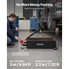 image:imageVEVOR Low Profile Oil Drain Pan 20 Gallon Capacity Rolling Oil Drain Pan with Manual Pump 72 ft Hose amp T Folding Handle LeakProof amp CorrosionResistant Fit for Cars SUVs Trucks ATVs Red25 Gallon
