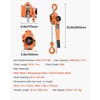 image:imageVEVOR Manual Lever Chain Hoist 112T 3300LBS Capacity Heavy Duty Come Along 10FT Lift G80 Alloy Steel Chain with Dual Pawl Mechanical Brake360Rotating Hooks for Warehouse Construction Garage