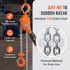 image:imageVEVOR Manual Lever Chain Hoist 14T 550LBS Capacity Heavy Duty Come Along 10FT Lift G80 Alloy Steel Chain with Dual Pawl Mechanical Brake360Rotating Hooks for Warehouse Construction Garage550 lbs 5 FT G80