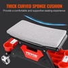 image:imageVEVOR Mechanic Stool 300 LBS Capacity Garage Stool Gift for Men Heavy Duty Rolling Mechanics Seat with Three Slide Out Tool Trays and Drawer Tools for Automotive Auto Repair