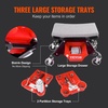 image:imageVEVOR Mechanic Stool 300 LBS Capacity Garage Stool Gift for Men Heavy Duty Rolling Mechanics Seat with Three Slide Out Tool Trays and Drawer Tools for Automotive Auto Repair