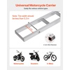 image:imageVEVOR Motorcycle Carrier 2Bike 600 LBS Aluminum Motorcycle Carrier Hitch Mount Loading Ramp Scooter Dirt Bike Trailer Hauler Ratchet Straps and Stabilizer for Car Truck with 2 Hitch Receiver47in Ramp