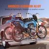 image:imageVEVOR Motorcycle Carrier 2Bike 600 LBS Aluminum Motorcycle Carrier Hitch Mount Loading Ramp Scooter Dirt Bike Trailer Hauler Ratchet Straps and Stabilizer for Car Truck with 2 Hitch Receiver47in Ramp