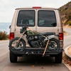 image:imageVEVOR Motorcycle Carrier 500 lbs Capacity Heavy Duty Steel Hitch Mount Rack with 47in Ramp Ratchet Straps amp Stabilizer Scooter Dirt Bike Trailer Hauler for Car Truck with 2Inch Hitch ReceiverTilting Ramp Version