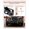 image:imageVEVOR Motorcycle Carrier 500 lbs Capacity Heavy Duty Steel Hitch Mount Rack with 47in Ramp Ratchet Straps amp Stabilizer Scooter Dirt Bike Trailer Hauler for Car Truck with 2Inch Hitch ReceiverTilting Ramp Version