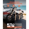 image:imageVEVOR Motorcycle Carrier 500 lbs Capacity Heavy Duty Steel Hitch Mount Rack with 47in Ramp Ratchet Straps amp Stabilizer Scooter Dirt Bike Trailer Hauler for Car Truck with 2Inch Hitch ReceiverTilting Ramp Version
