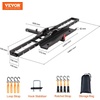 image:imageVEVOR Motorcycle Carrier 500 lbs Capacity Heavy Duty Steel Hitch Mount Rack with 47in Ramp Ratchet Straps amp Stabilizer Scooter Dirt Bike Trailer Hauler for Car Truck with 2Inch Hitch ReceiverNormal Version
