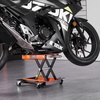 image:imageVEVOR Motorcycle Lift 1200lbs Capacity Motorcycle Stand Deepened AntiSlip Rubber Motorcycle Scissor Jack Heavy Duty Steel Bike Repair Center Stand with Ratchet and Crank for ATVs Dirt Bikes1100 lbsScissorwith Dolly  Hand Crank