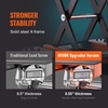 image:imageVEVOR Motorcycle Lift 1200lbs Capacity Motorcycle Stand Deepened AntiSlip Rubber Motorcycle Scissor Jack Heavy Duty Steel Bike Repair Center Stand with Ratchet and Crank for ATVs Dirt Bikes1100 lbsScissorwith Dolly  Hand Crank