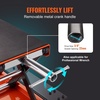 image:imageVEVOR Motorcycle Lift 1200lbs Capacity Motorcycle Stand Deepened AntiSlip Rubber Motorcycle Scissor Jack Heavy Duty Steel Bike Repair Center Stand with Ratchet and Crank for ATVs Dirt Bikes1100 lbsScissorwith Dolly  Hand Crank