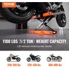 image:imageVEVOR Motorcycle Lift 1200lbs Capacity Motorcycle Stand Deepened AntiSlip Rubber Motorcycle Scissor Jack Heavy Duty Steel Bike Repair Center Stand with Ratchet and Crank for ATVs Dirt Bikes1100 lbsScissorwith Saddle  Safety Pin