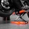 image:imageVEVOR Motorcycle Lift 1200lbs Capacity Motorcycle Stand Deepened AntiSlip Rubber Motorcycle Scissor Jack Heavy Duty Steel Bike Repair Center Stand with Ratchet and Crank for ATVs Dirt Bikes1100 lbsScissorwith Saddle  Safety Pin