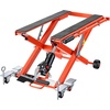 image:imageVEVOR Motorcycle Lift 1200lbs Capacity Motorcycle Stand Deepened AntiSlip Rubber Motorcycle Scissor Jack Heavy Duty Steel Bike Repair Center Stand with Ratchet and Crank for ATVs Dirt Bikes1100 lbsHydraulicwith 6 Wheels