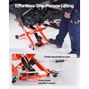 image:imageVEVOR Motorcycle Lift 1200lbs Capacity Motorcycle Stand Deepened AntiSlip Rubber Motorcycle Scissor Jack Heavy Duty Steel Bike Repair Center Stand with Ratchet and Crank for ATVs Dirt Bikes1100 lbsHydraulicwith 6 Wheels