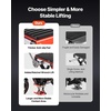image:imageVEVOR Motorcycle Lift 1200lbs Capacity Motorcycle Stand Deepened AntiSlip Rubber Motorcycle Scissor Jack Heavy Duty Steel Bike Repair Center Stand with Ratchet and Crank for ATVs Dirt Bikes1200 lbsScissorwith Ratchet and Crank