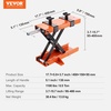 image:imageVEVOR Motorcycle Lift 1200lbs Capacity Motorcycle Stand Deepened AntiSlip Rubber Motorcycle Scissor Jack Heavy Duty Steel Bike Repair Center Stand with Ratchet and Crank for ATVs Dirt Bikes1100 lbsScissorwith Saddle  Safety Pin