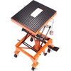 image:imageVEVOR Motorcycle Lift 1200lbs Capacity Motorcycle Stand Deepened AntiSlip Rubber Motorcycle Scissor Jack Heavy Duty Steel Bike Repair Center Stand with Ratchet and Crank for ATVs Dirt Bikes350 LBS Hydraulic Lift Table with FootOperated