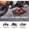 image:imageVEVOR Motorcycle Lift 1200lbs Capacity Motorcycle Stand Deepened AntiSlip Rubber Motorcycle Scissor Jack Heavy Duty Steel Bike Repair Center Stand with Ratchet and Crank for ATVs Dirt Bikes1100 lbsScissorwith Dolly  Hand Crank