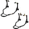 image:imageVEVOR Motorcycle Stand Lift 1100lbs Capacity Front Rear Combo Stand Lift Front Wheel DualFork Stands Rear UL Fork Swingarm Spool Stands for Most Yamaha Honda Kawasaki Suzuki Motorcycles Black