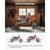 image:imageVEVOR Motorcycle Stand Lift 1100lbs Capacity Front Rear Combo Stand Lift Front Wheel DualFork Stands Rear UL Fork Swingarm Spool Stands for Most Yamaha Honda Kawasaki Suzuki Motorcycles Black