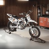 image:imageVEVOR Motorcycle Stand Lift 1100lbs Capacity Front Rear Combo Stand Lift Front Wheel DualFork Stands Rear UL Fork Swingarm Spool Stands for Most Yamaha Honda Kawasaki Suzuki Motorcycles Black