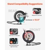 image:imageVEVOR Motorcycle Stand Lift 1100lbs Capacity Front Rear Combo Stand Lift Front Wheel DualFork Stands Rear UL Fork Swingarm Spool Stands for Most Yamaha Honda Kawasaki Suzuki Motorcycles Black